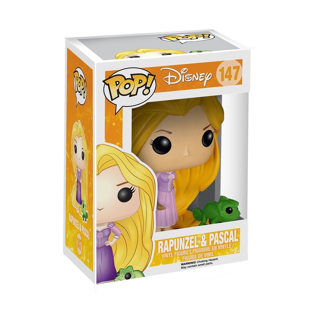 Funko Pop Disney Tangled Rapunzel and Pascal 147 Vinyl Figure Princess in Box